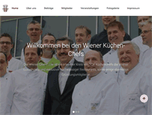 Tablet Screenshot of chefstable.at